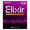 Elixir Phosphor Bronze Acoustic Guitar Strings with NANOWEB Technology