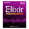 Elixir Phosphor Bronze Acoustic Guitar Strings with NANOWEB Technology