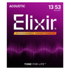 Elixir Phosphor Bronze Acoustic Guitar Strings with NANOWEB Technology
