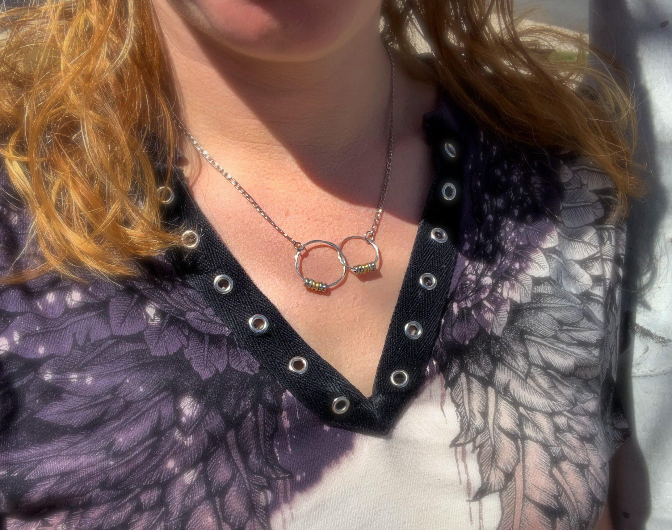 Interlocking Hoop Necklace