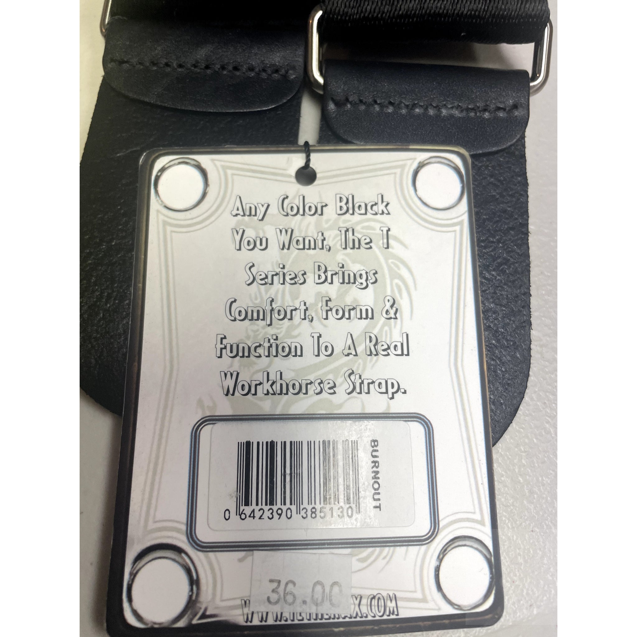 TETHERAX MTB BURNOUT  Over Stuffed/Stitched Upholstered Stainless Glides Leather End