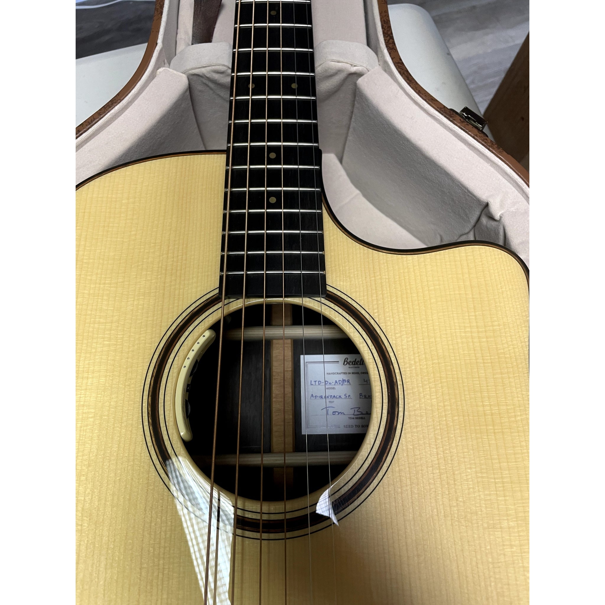 Bedell Limited Edition Dreadnought Cutaway — Adirondack / Brazilian Rosewood — ECGMusic — #424029