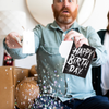 Endless Screamer Birthday Card with Glitter