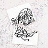 Endless Birthday Card with Glitter