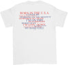 Bruce Springsteen Born in the USA Lyrics Mens T-shirt Officially Licensed