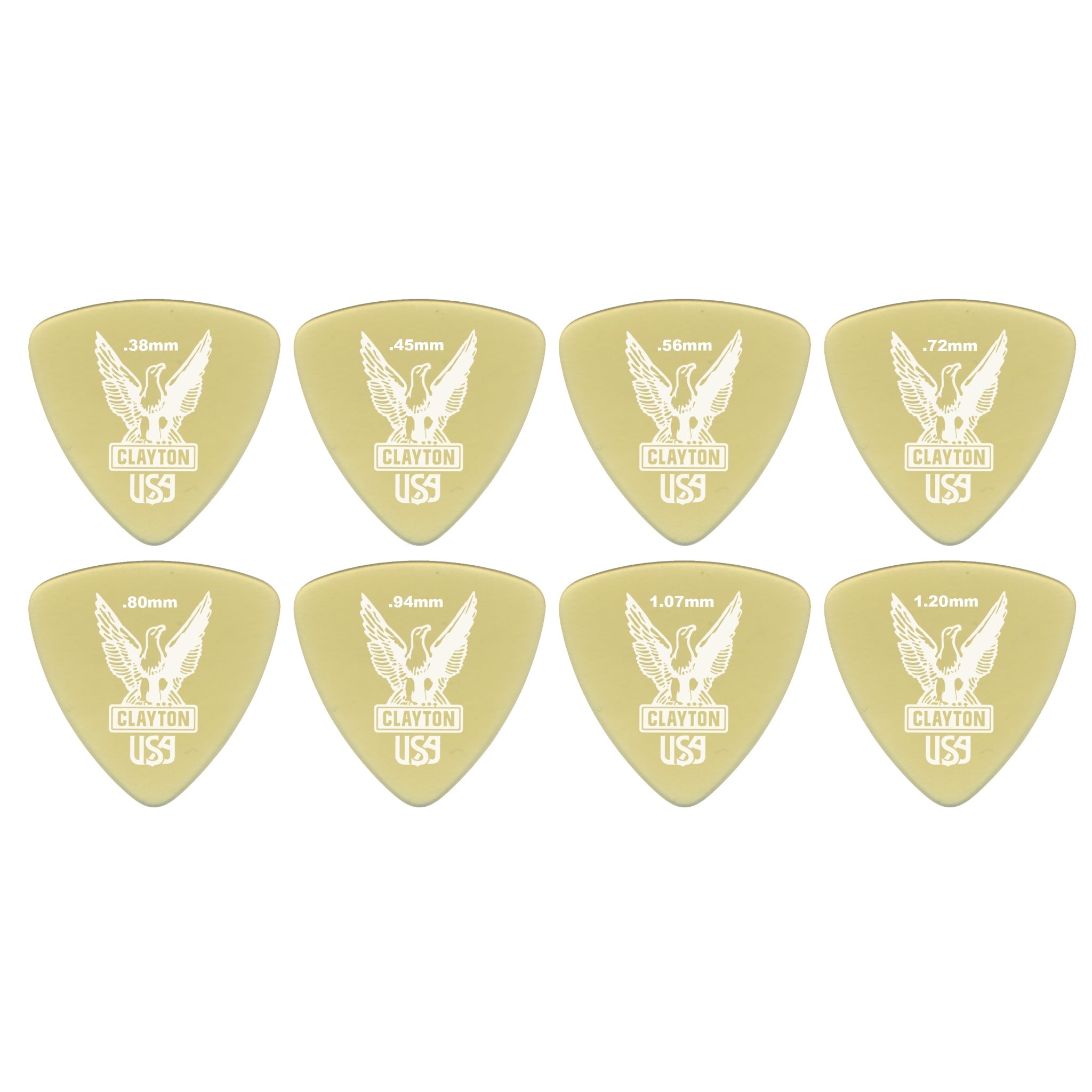 Clayton Ultem Gold — Rounded Triangle
