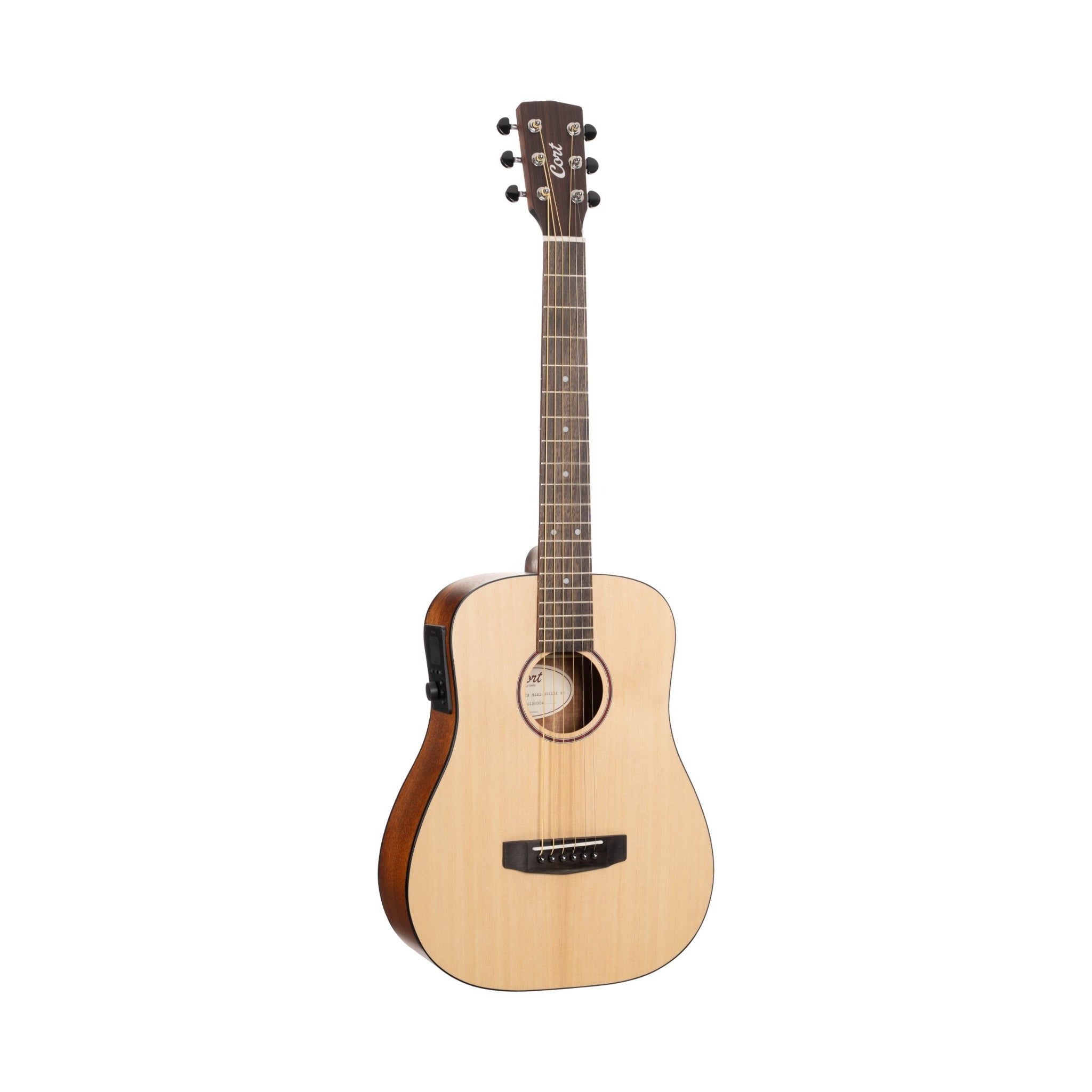 Cort EARTHGO-OP Earth Series Go Hyvibe Acoustic Electric Guitar. Open Pore Natural