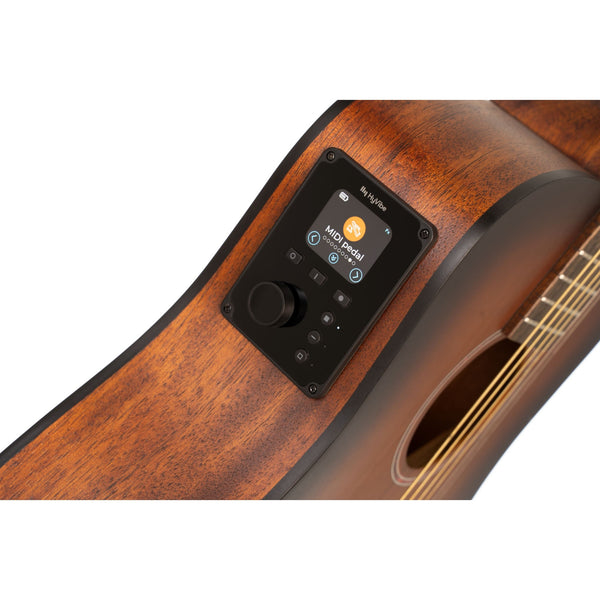 Cort EARTHGO-OP Earth Series Go Hyvibe Acoustic Electric Guitar. Open Pore Natural