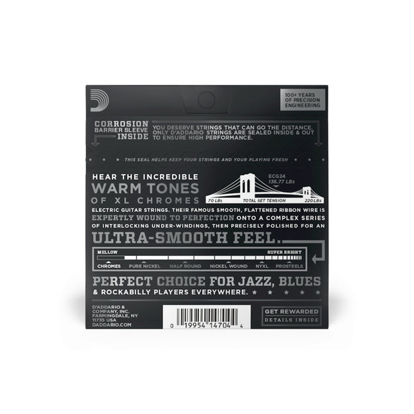 D'Addario 11-50 Jazz Light, XL Chromes Electric Guitar Strings