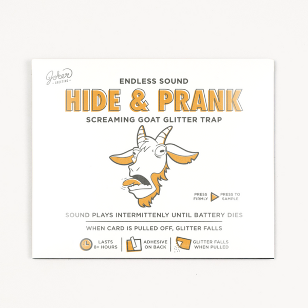 Hide & Prank Goat Glitter Trap