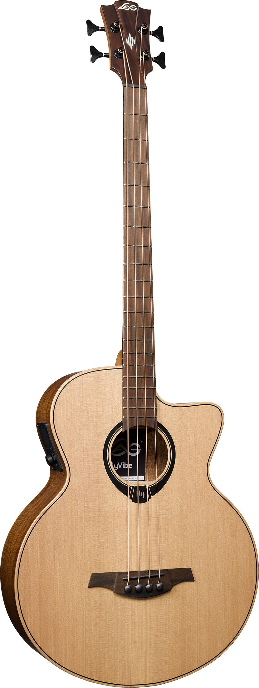 Lag Smart Acoustic Bass Hyvibe 10 Acoustic Bass Cutaway Satin