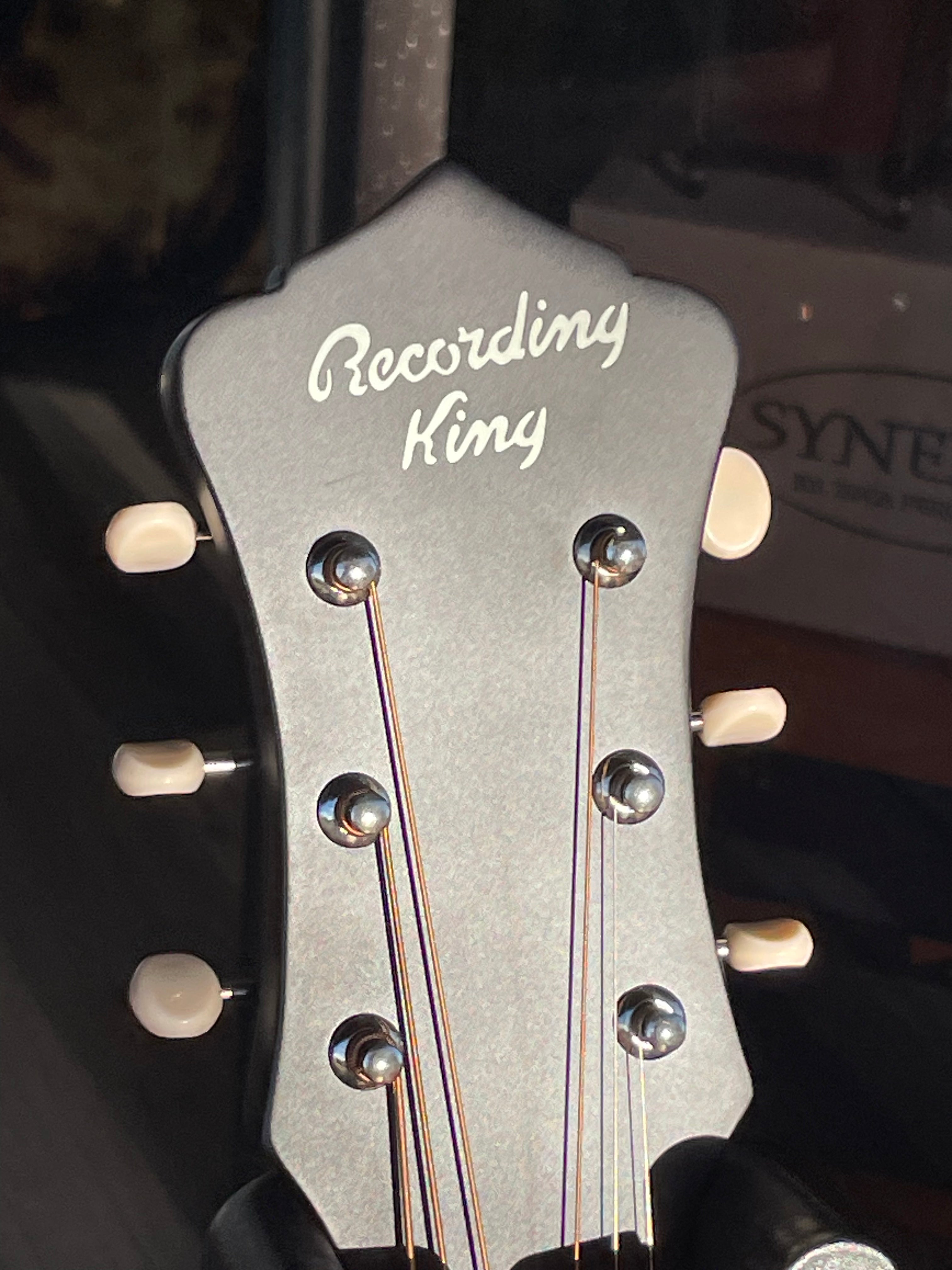 Acoustic Guitar RPS-9-BSN Recording King Dirty 30s Series 9 SE, Black Sunburst