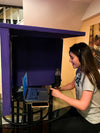 Home Podcast Studio Mic Booth - 2' x 6' (3pc Desktop Version)