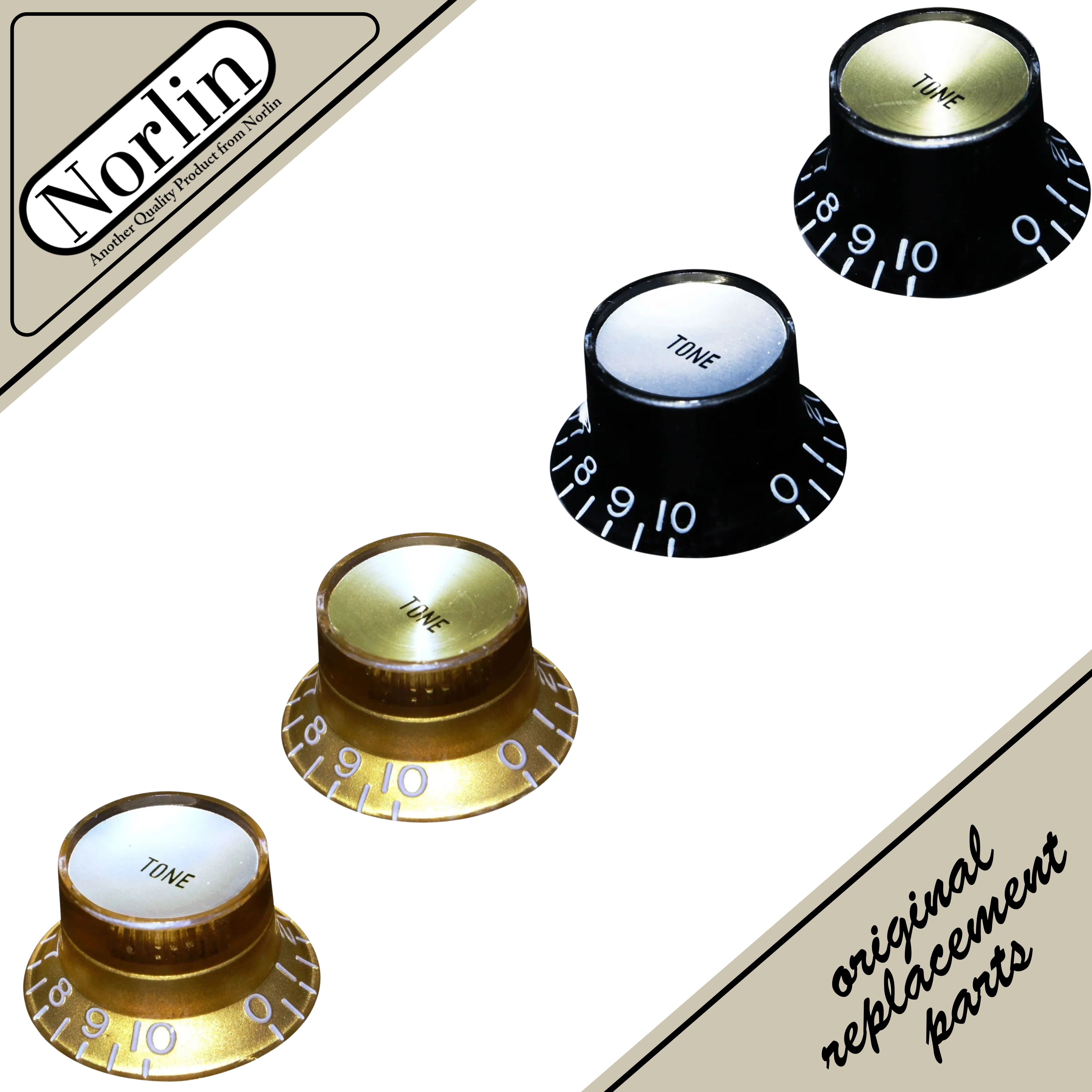 Knob & Switch Tip Assortment Kit for Gibson® Guitars (79-Pieces)