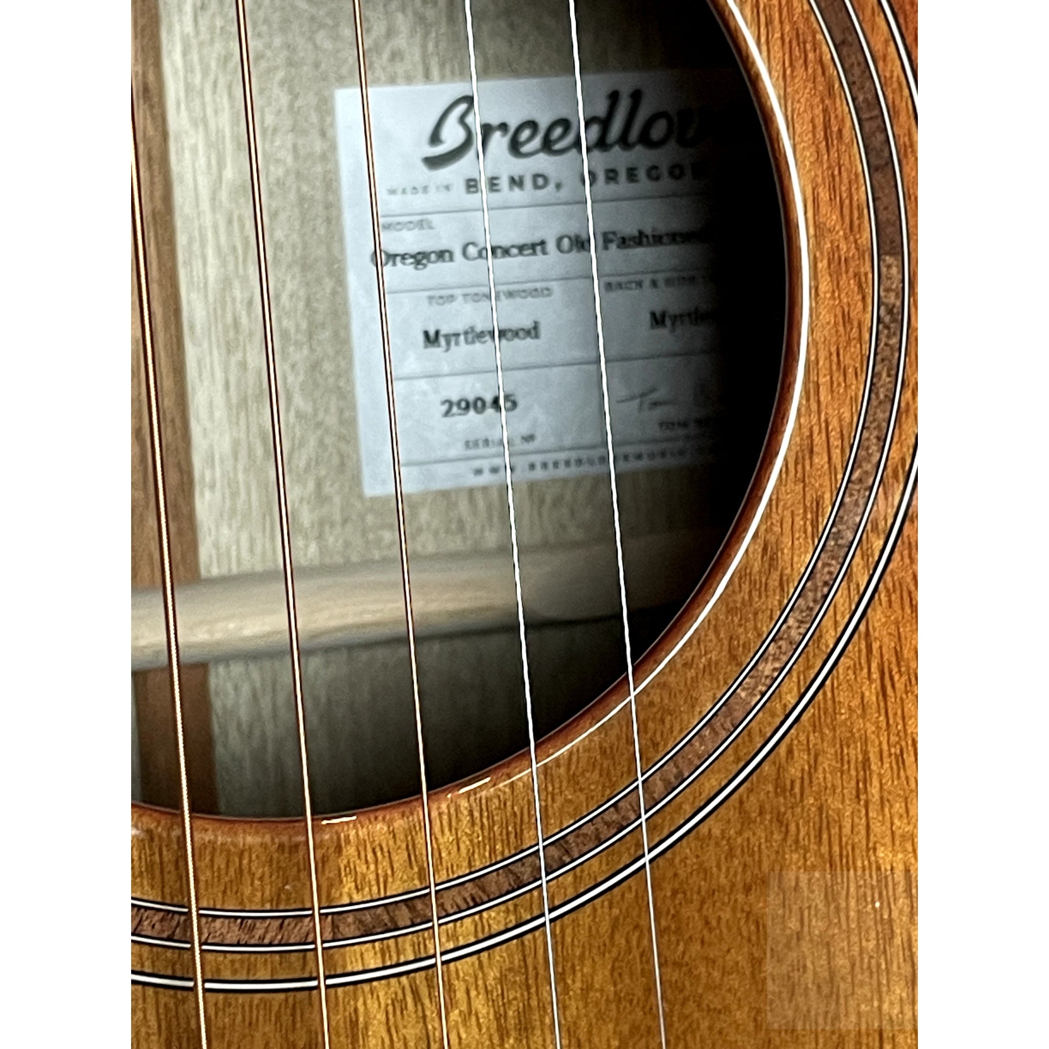 Oregon Concert Old Fashioned CE Myrtlewood - Myrtlewood - El Cajon Guitars and Music