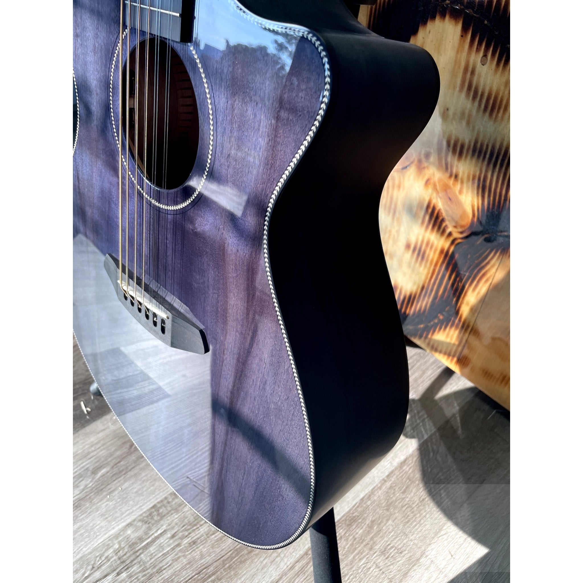 🔥 Breedlove USA MADE Oregon Dreadnought Concerto Stormy Night 12-String CE Myrtlewood-Myrtlewood CASE INCLUDED