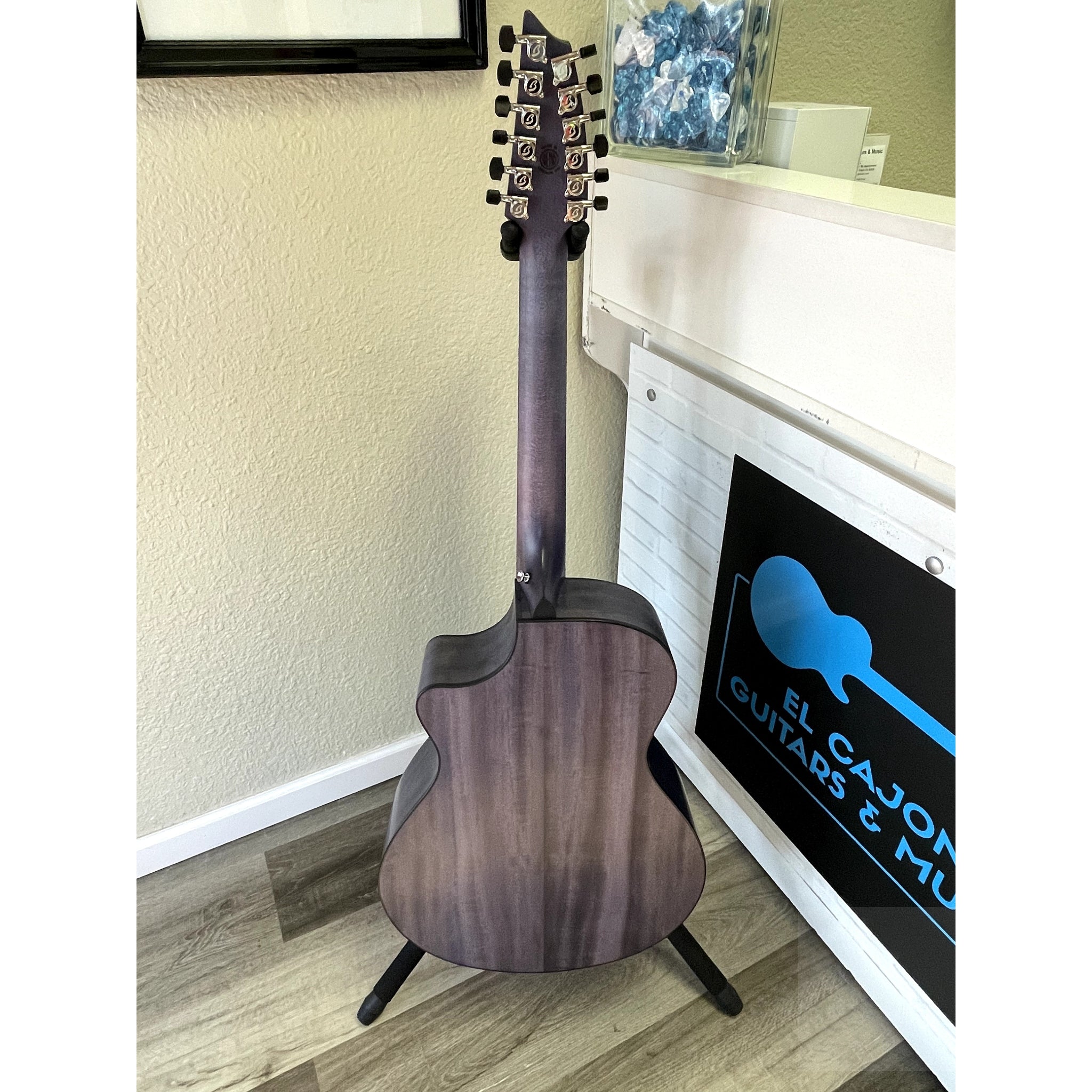 🔥 Breedlove USA MADE Oregon Dreadnought Concerto Stormy Night 12-String CE Myrtlewood-Myrtlewood CASE INCLUDED
