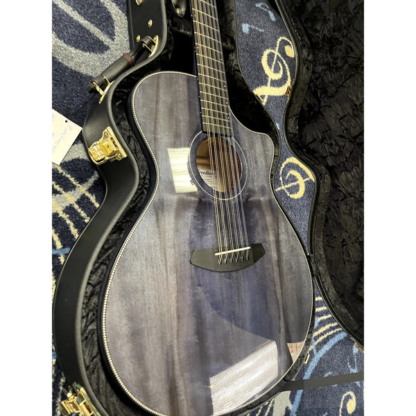 🔥 Breedlove USA MADE Oregon Dreadnought Concerto Stormy Night 12-String CE Myrtlewood-Myrtlewood CASE INCLUDED