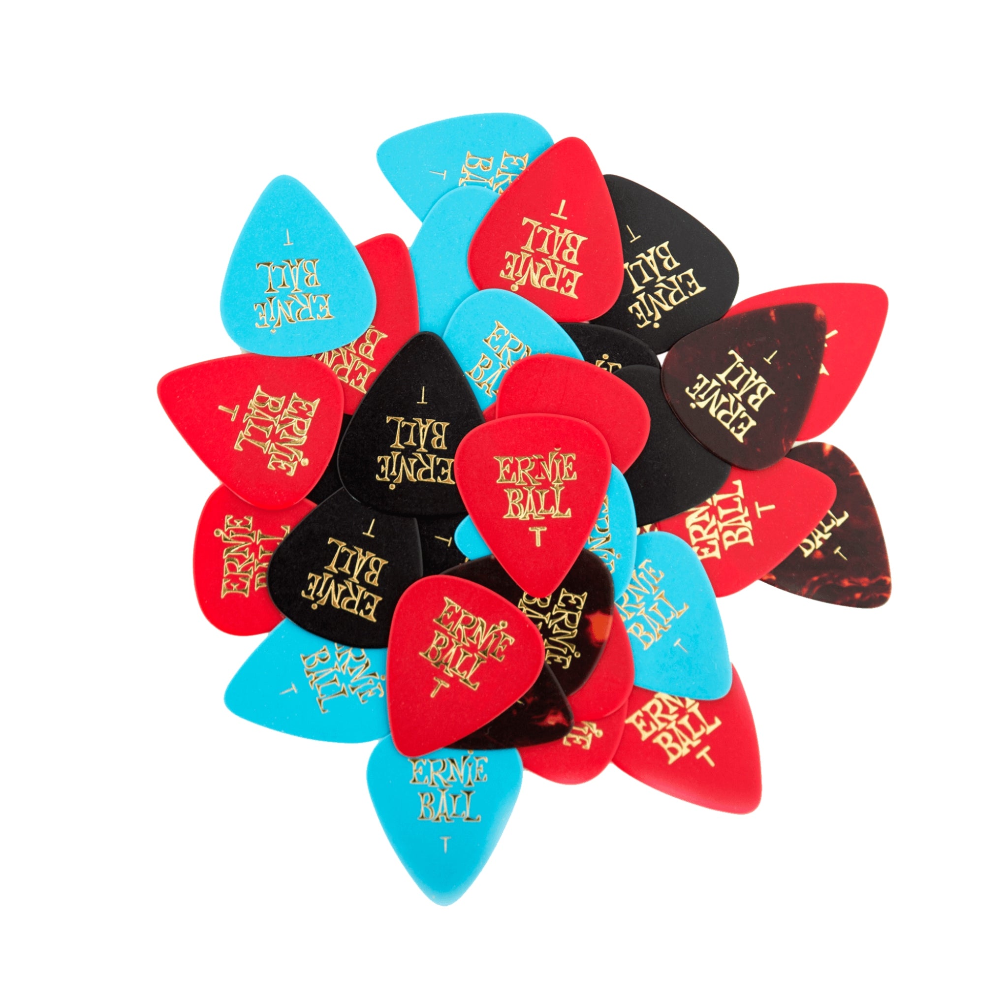 Ernie Ball Cellulose Guitar Picks - Thin Assorted Colors - 144 Pack