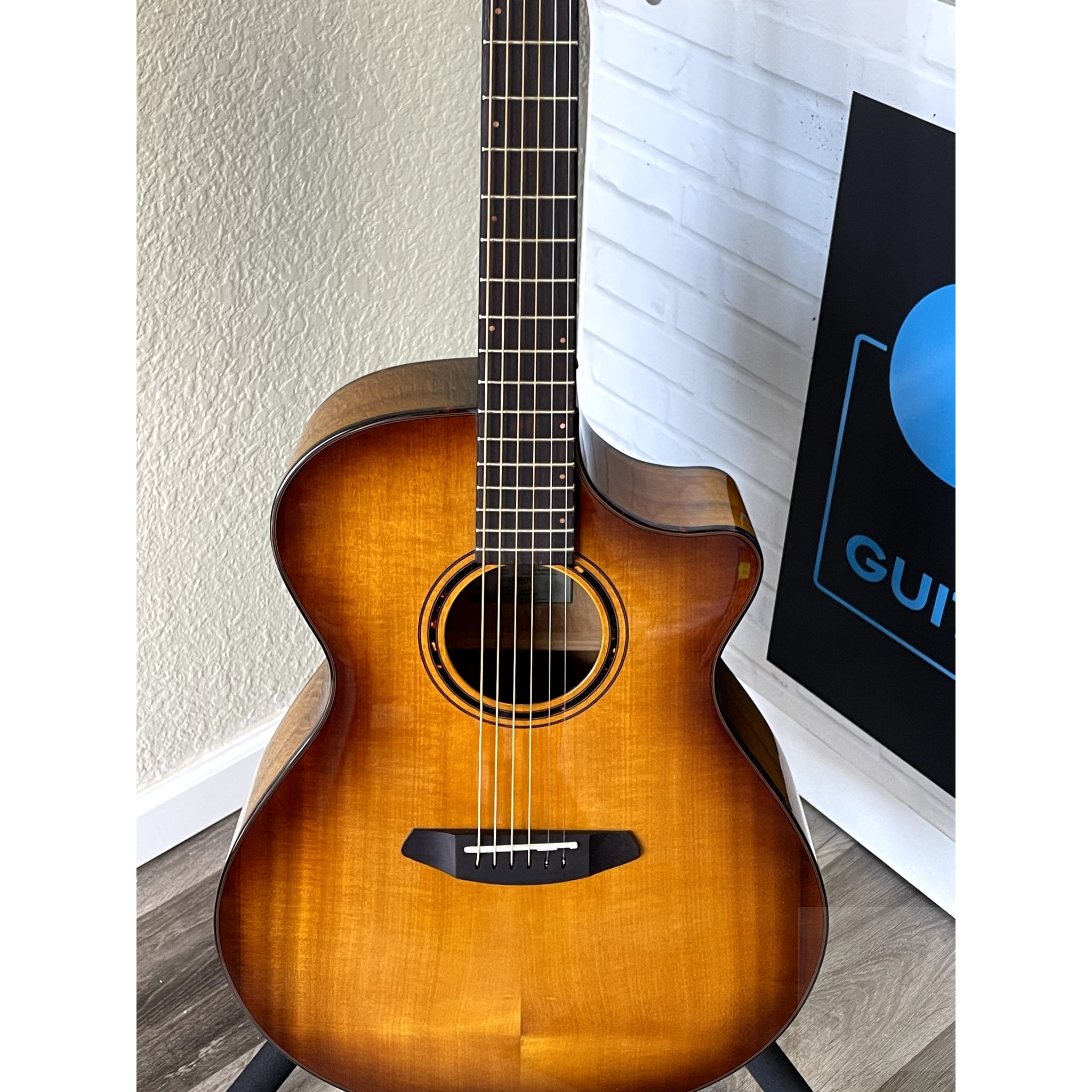 Breedlove Pursuit Exotic S Dreadnought Concerto Tiger's Eye CE Myrtlewood-Myrtlewood
