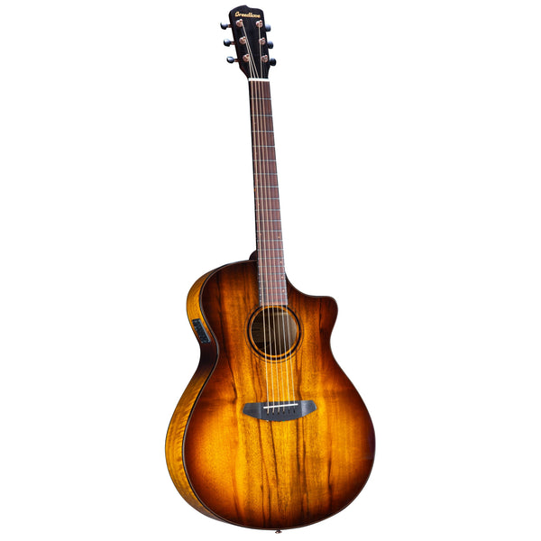 Breedlove Pursuit Exotic S Dreadnought Concerto Tiger's Eye CE Myrtlewood-Myrtlewood