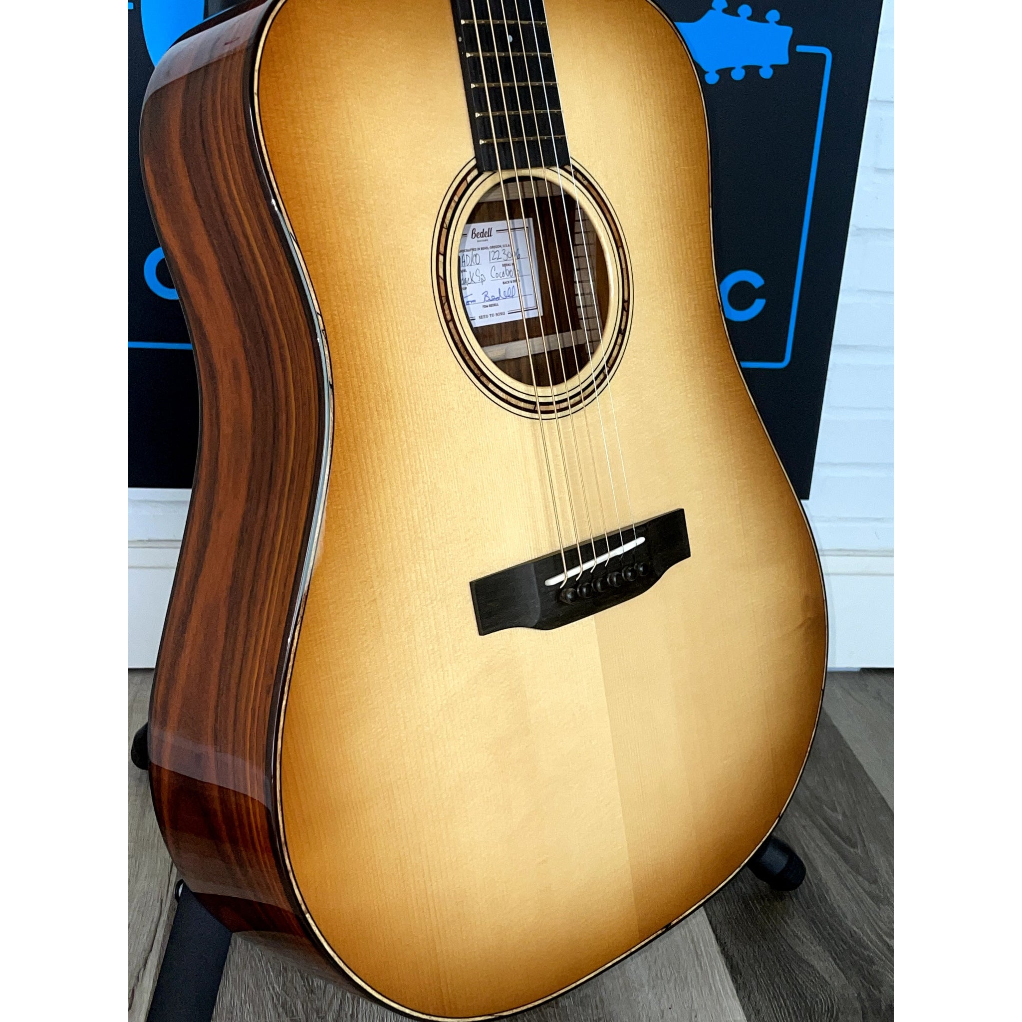 Bedell Revolution Dreadnought — Adirondack/Cocobolo w/ LR Baggs Anthem (#1223006)