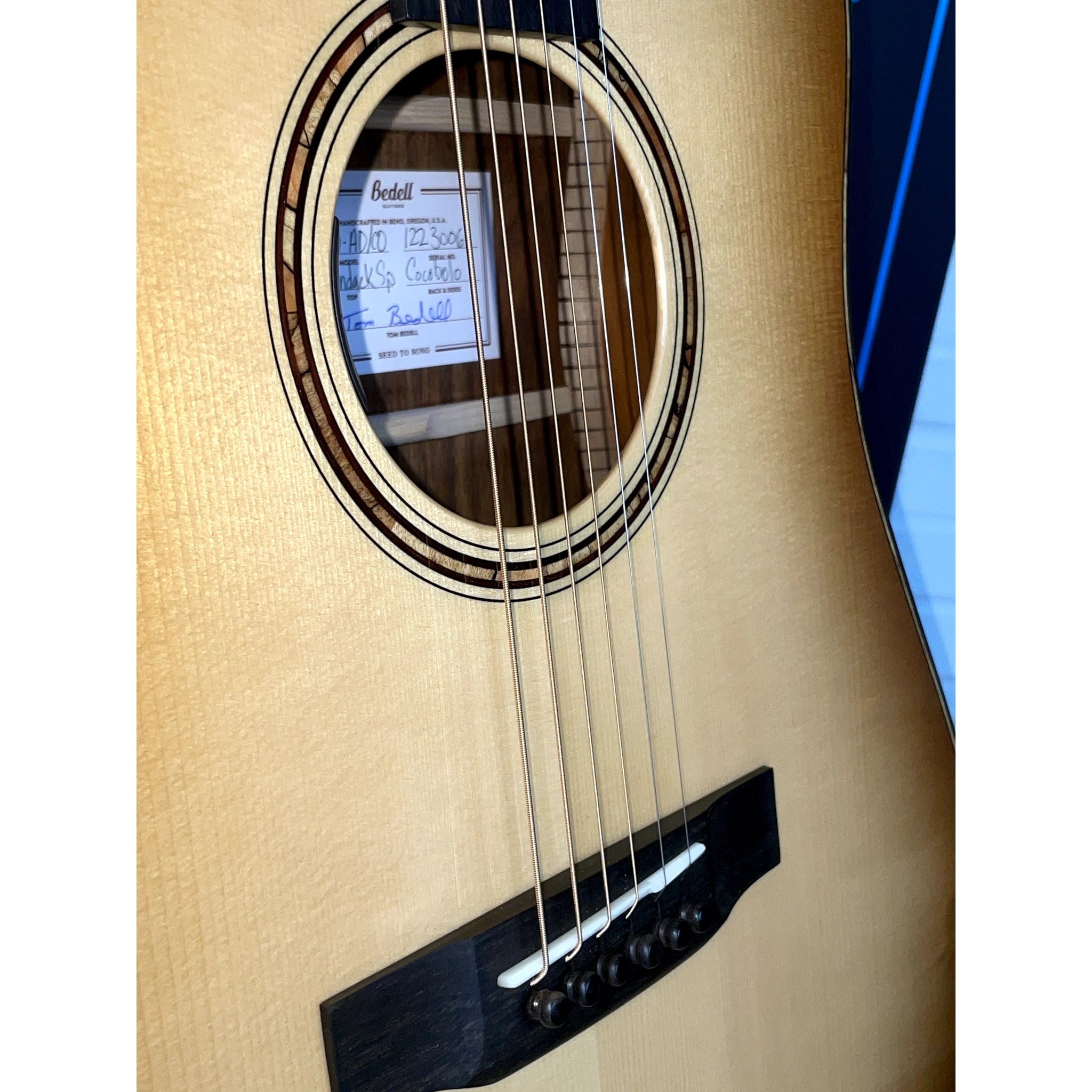 Bedell Revolution Dreadnought — Adirondack/Cocobolo w/ LR Baggs Anthem (#1223006)