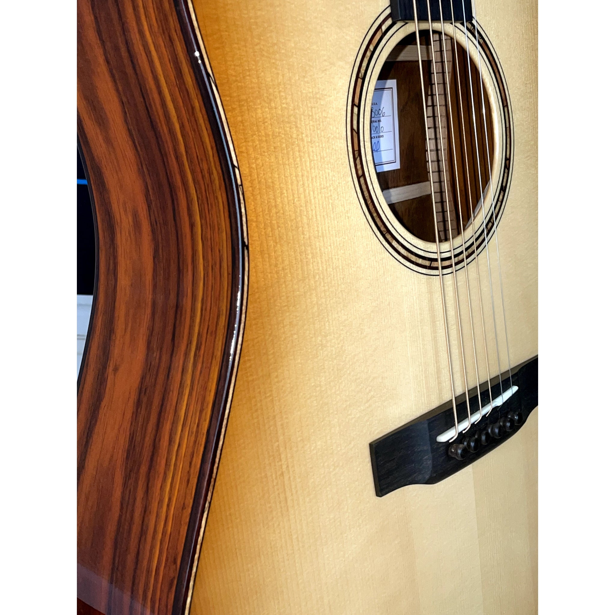 Bedell Revolution Dreadnought — Adirondack/Cocobolo w/ LR Baggs Anthem (#1223006)