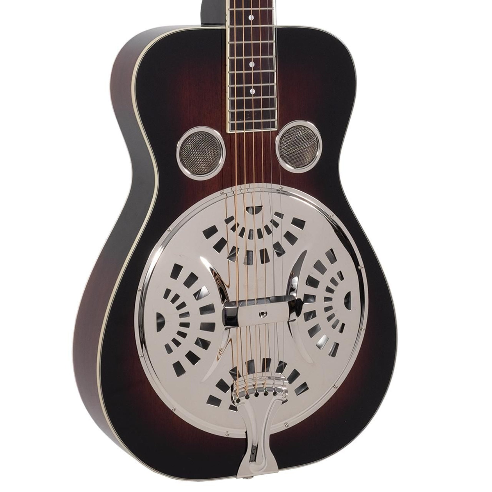 Recording King RR-36S-VS Maxwell Series Square Neck Resonator Guitar Vintage Sunburst Deluxe Soft Case Included