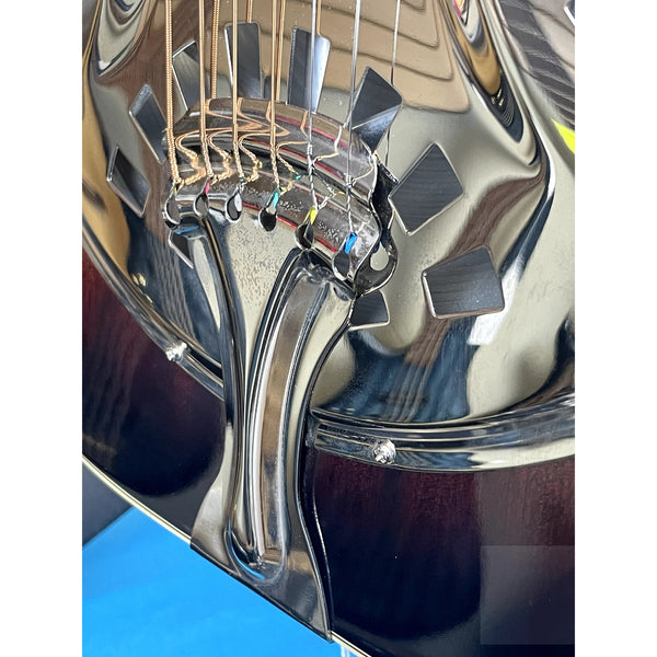 Recording King RR-36-VS Maxwell Series Round Neck Resonator Guitar Vintage Sunburst