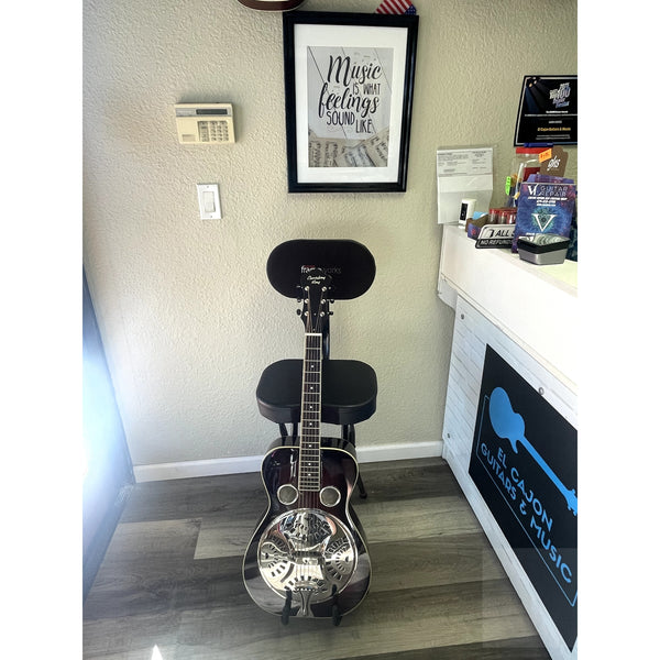 Recording King RR-36-VS Maxwell Series Round Neck Resonator Guitar Vintage Sunburst