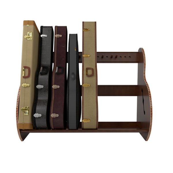 The Studio™ Deluxe Guitar Case Rack | Walnut, Grande