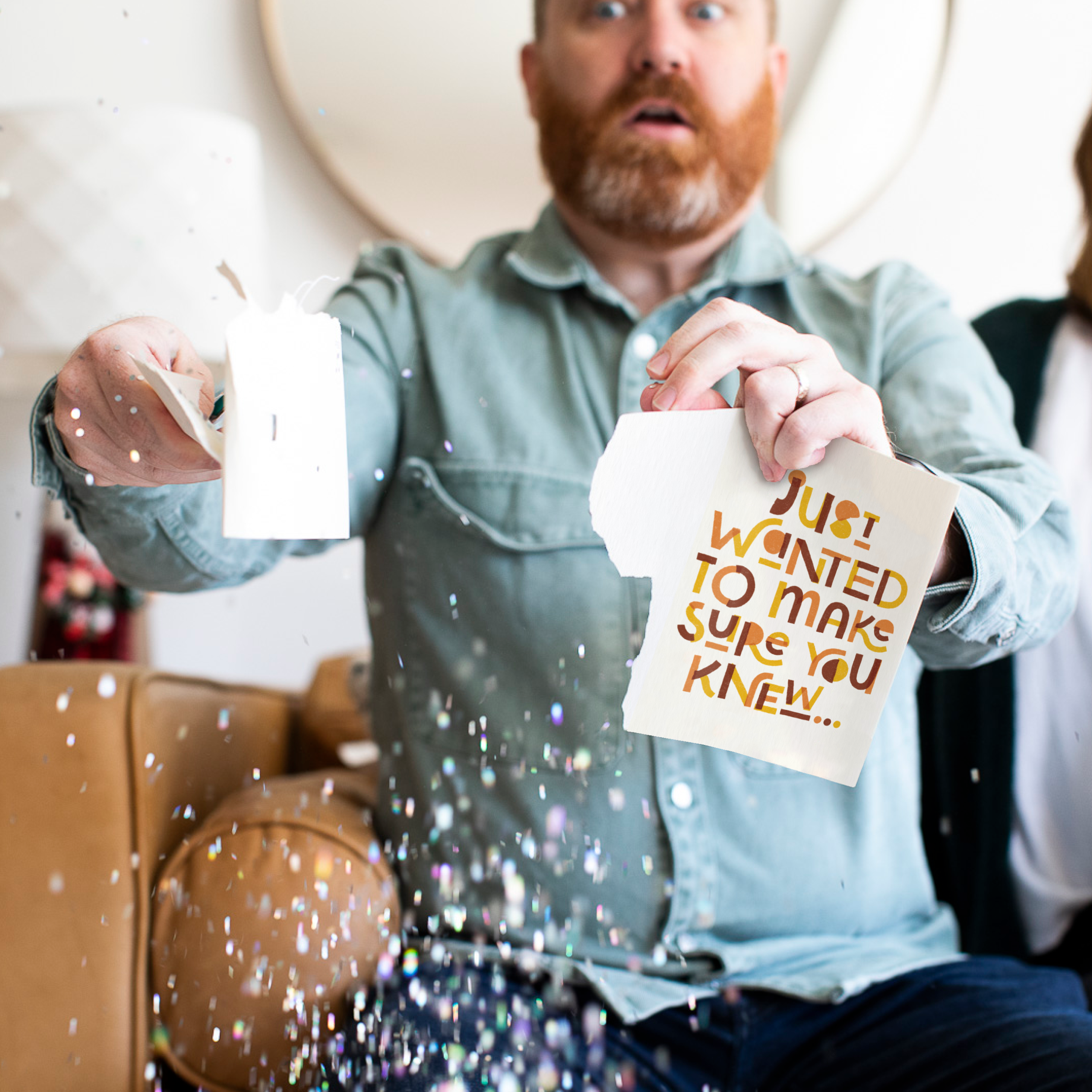 Endless GOAT Scream Card with Glitter