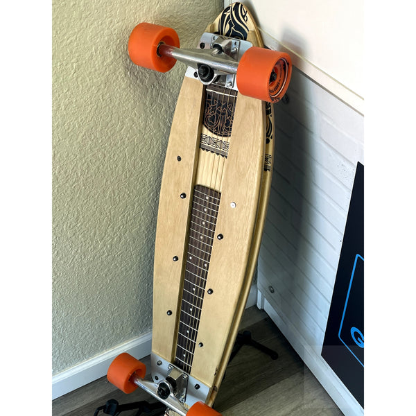 SKATAR Guitar & Skateboard - Local El Cajon Inventor's Unique Creation