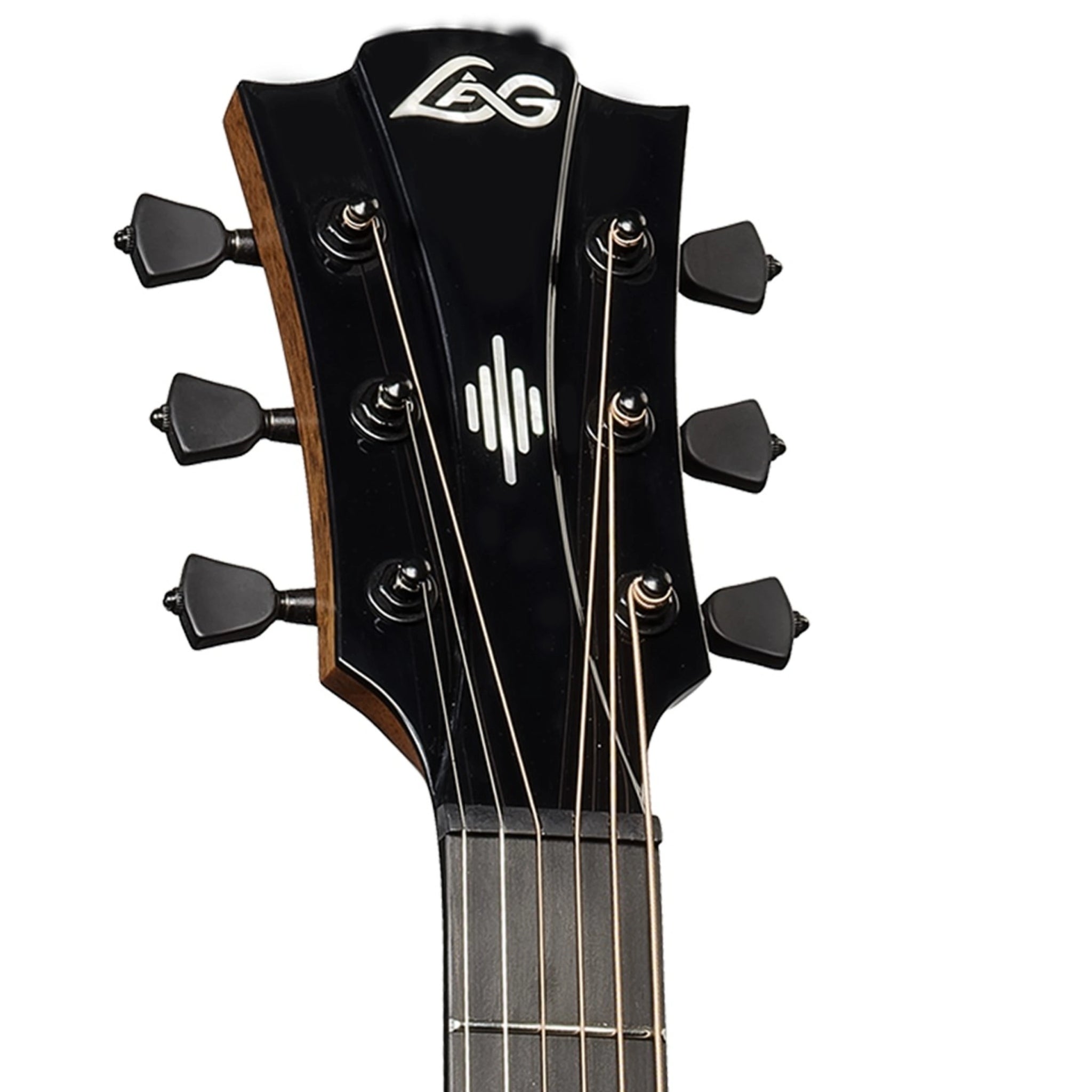 Lag Smart Guitar Hyvibe 30 Left-Handed Auditorium Cutaway Gloss