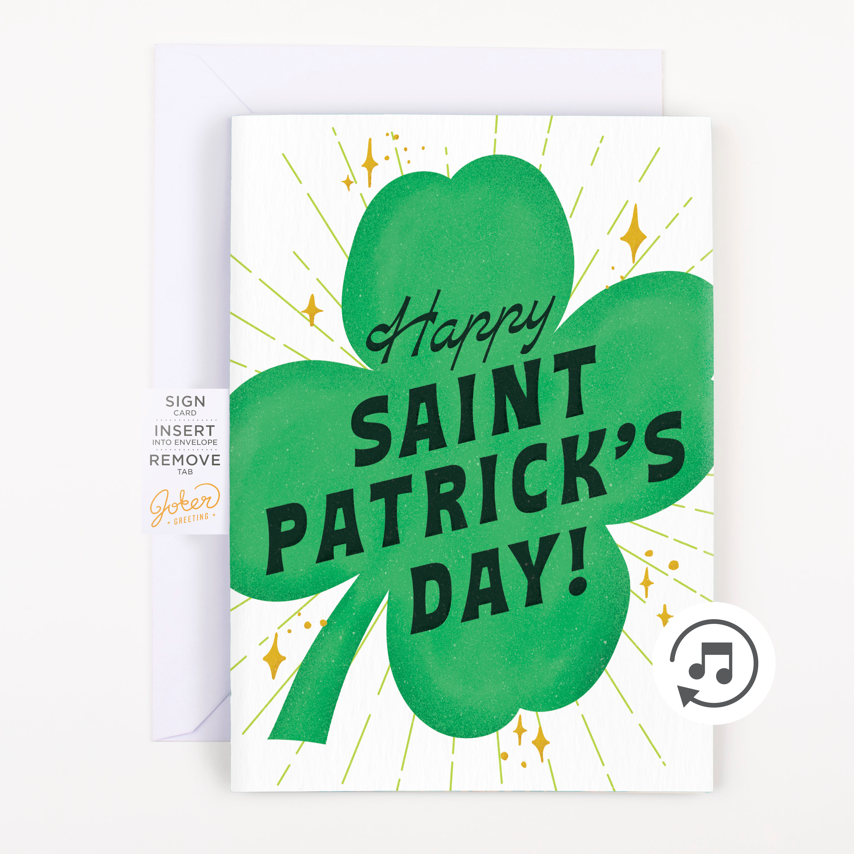 Endless Bagpipes St. Patricks Day Sticker Surprise