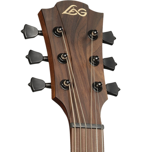 Lag BlueWave Travel Vintage Brown Satin Smart Guitar