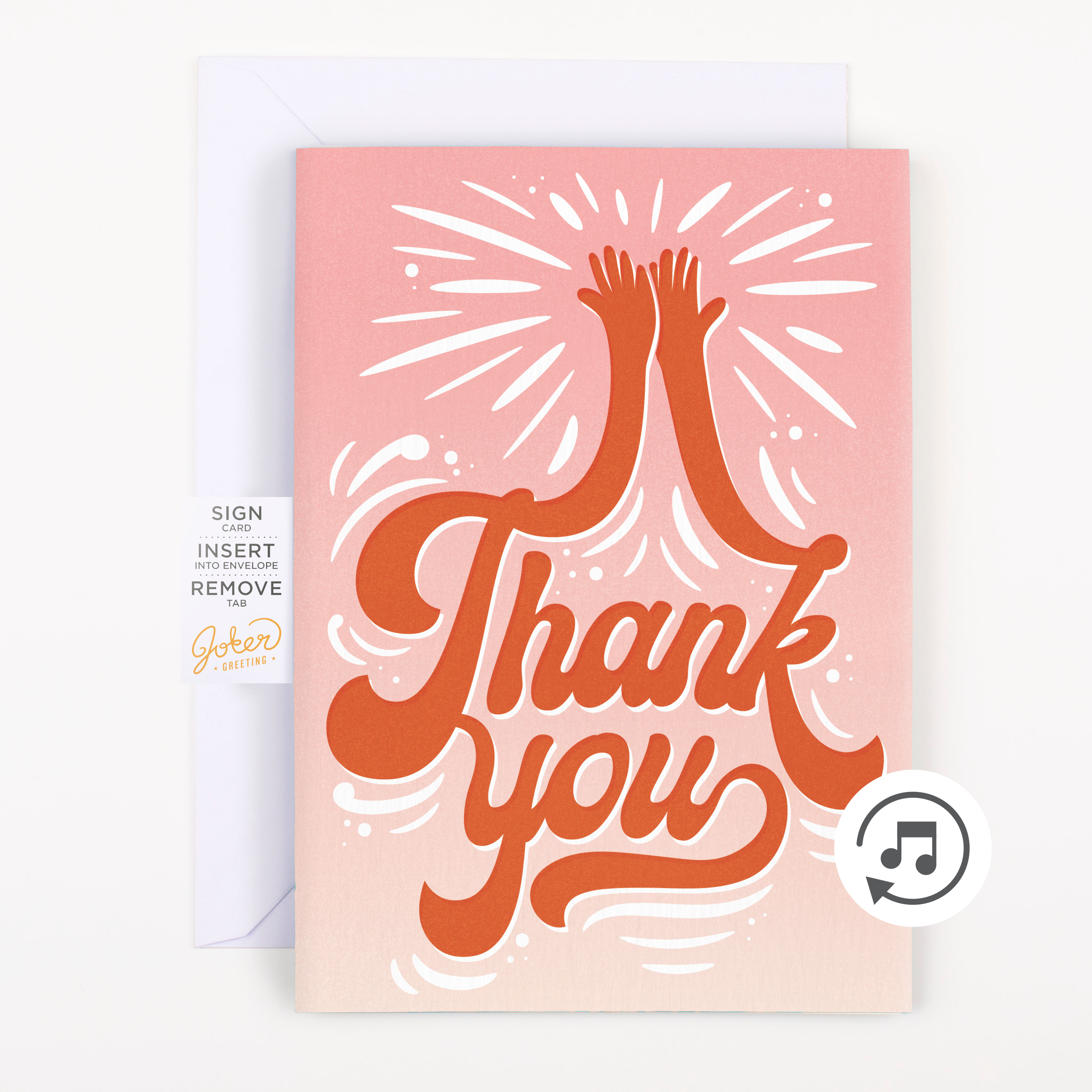 Endless High-Pitched Thank You with Glitter