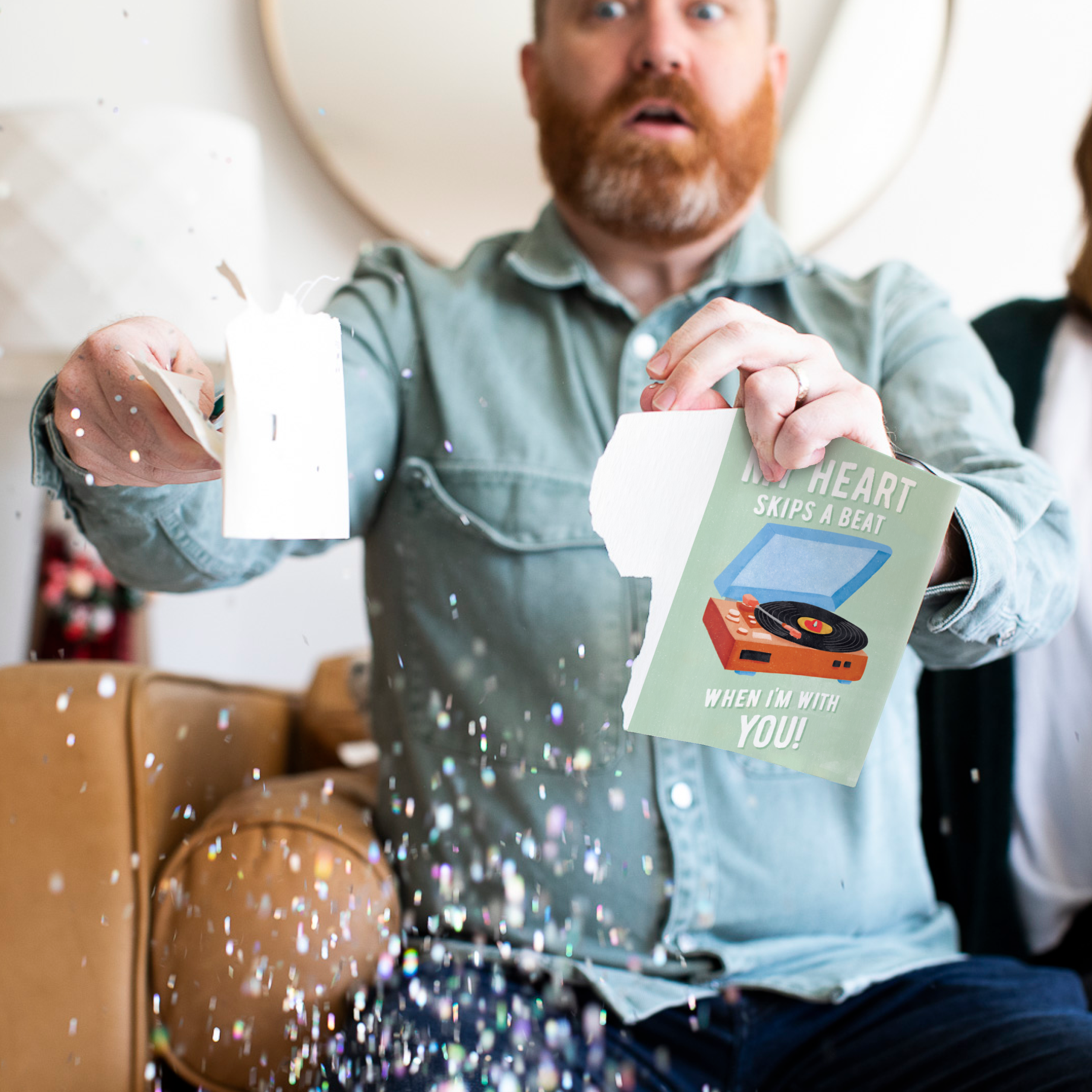 Endless Never Gonna Give you Up Valentines with Glitter