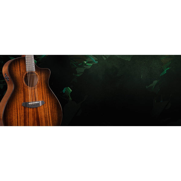 Breedlove Wildwood Pro Dreadnought Concerto Suede CE GIG BAG INCLUDED African Mahogany-African Mahogany