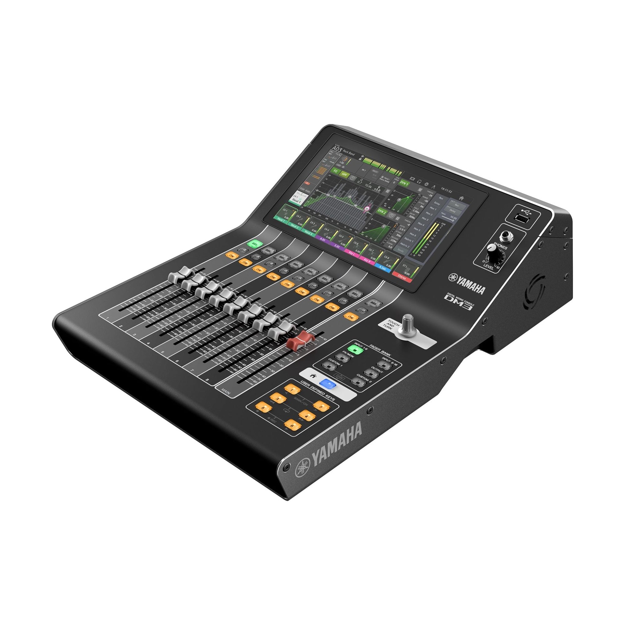 Yamaha Mixer DM3 Standard 22 Channel Digital Mixing Console & Rack Mount Kit -