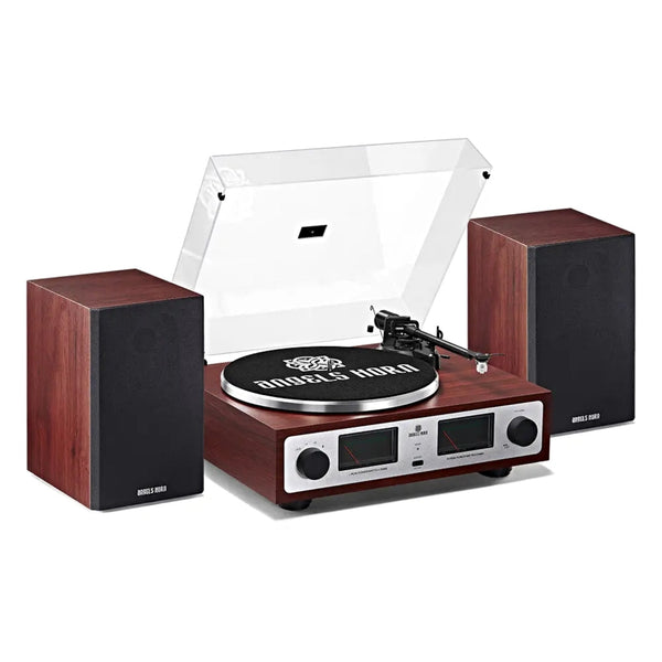 Angels Horn AH6 Turntable HiFi System - Premium Record Player with Speaker - El Cajon Guitars and Music