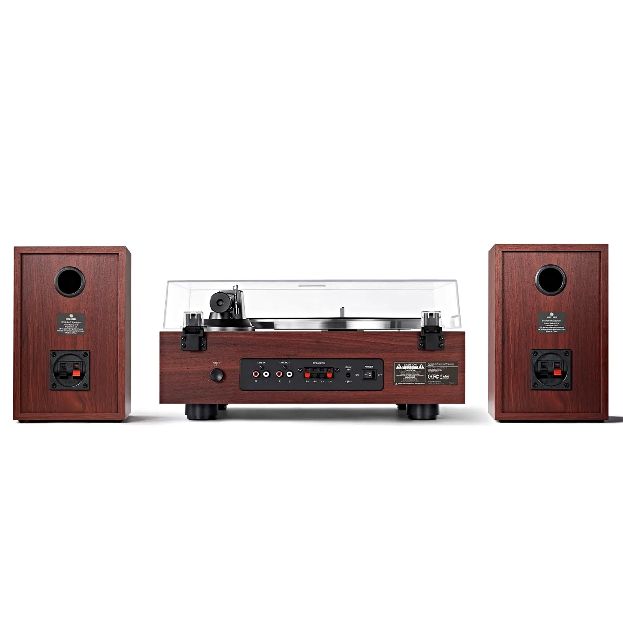 Angels Horn AH6 Turntable HiFi System - Premium Record Player with Speaker - El Cajon Guitars and Music