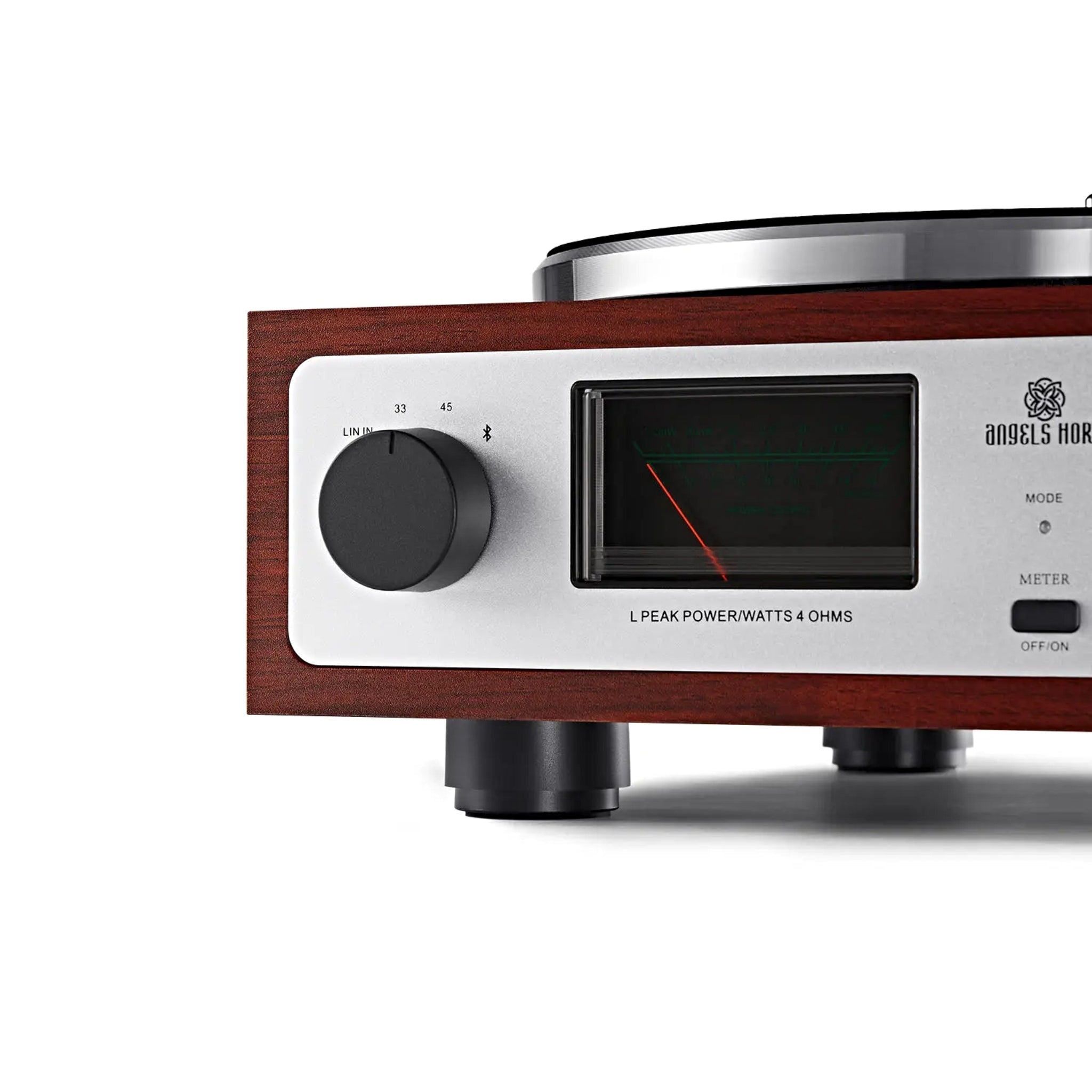 Angels Horn AH6 Turntable HiFi System - Premium Record Player with Speaker - El Cajon Guitars and Music
