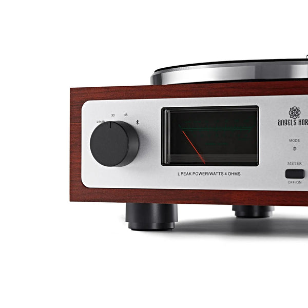 Angels Horn AH6 Turntable HiFi System - Premium Record Player with Speaker - El Cajon Guitars and Music