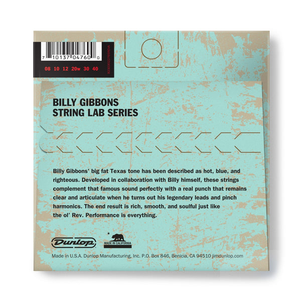 BILLY GIBBONS CUSTOM REV WILLY'S GUITAR STRINGS 08 - 40 - El Cajon Guitars and Music