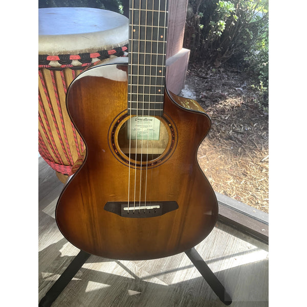 Breedlove B - STOCK Special Pursuit Exotic S Companion Tiger's Eye CE Myrtlewood - Myrtlewood - El Cajon Guitars and Music