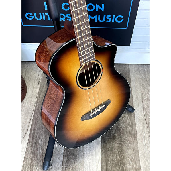 Breedlove Discovery S Concert Edgeburst Bass CE Sitka - African mahogany - El Cajon Guitars and Music