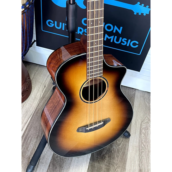 Breedlove Discovery S Concert Edgeburst Bass CE Sitka - African mahogany - El Cajon Guitars and Music