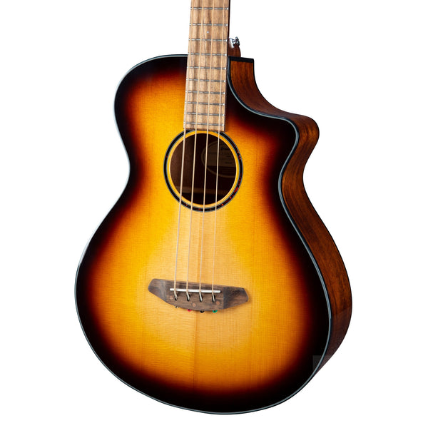Breedlove Discovery S Concert Edgeburst Bass CE Sitka - African mahogany - El Cajon Guitars and Music